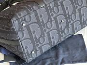 DIOR | WEEKENDER 40 BAG Black Maxi Dior Oblique Jacquard - 2