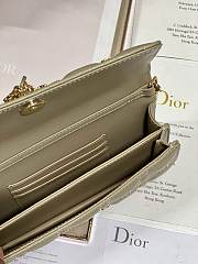 DIOR | Mini Bag Cannage Lambskin With Gold Butterfly Studs - 3