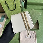 GUCCI | Blondie Medium Chain Wallet White - Leather Wallet for Women - 5