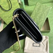 GUCCI | Blondie Medium Chain Wallet Black - Leather Wallet for Women - 2