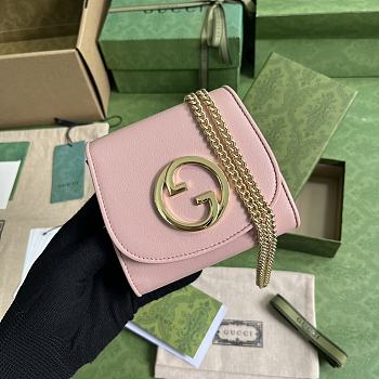 GUCCI | Blondie Medium Chain Wallet Pink - Leather Wallet for Women