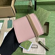 GUCCI | Blondie Medium Chain Wallet Pink - Leather Wallet for Women - 6