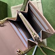 GUCCI | Blondie Medium Chain Wallet Pink - Leather Wallet for Women - 4