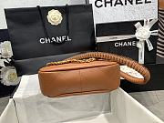 CHANEL | Hobo Black Bag Brown Size 26x25x7.5 cm - 6