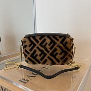 FENDI | Baguette Wool Handbag Size 19 cm - 4
