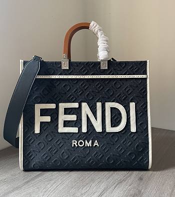 FENDI | Shunshine Medium Bag Black Size 35x17x31 cm