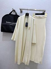YSL | Saint Laurent Dress In White - 1