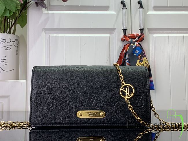 LOUIS VUITTON | Wallet On Chain Lily In Black M46919 - 1