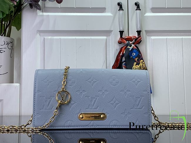LOUIS VUITTON | Wallet On Chain Lily In Blue M46919 - 1