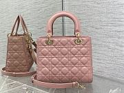 DIOR | Lady Hanbag In Pink Size 24 cm - 5
