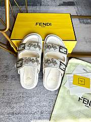 FENDI | Feel slides In White - 3