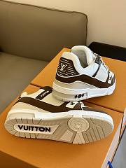 LOUIS VUITTON | Trainer Sneaker Low White Brown - 2
