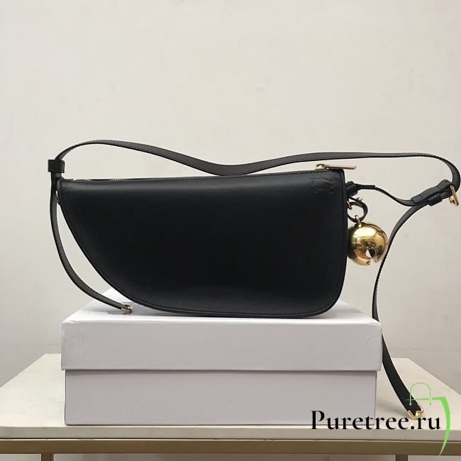 BURBERRY | Shield Sling Mini Shoulder Bag In Black - 1