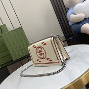 GUCCI | Dionysus GG Small Shoulder Bag In White/Red - 3