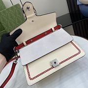 GUCCI | Small Dionysus Top Handle Bag In White/Red - 3