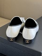 CHANEL | Loafer Leather In White - 5
