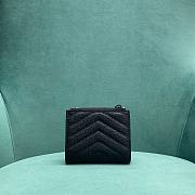 YSL | Cassandre Small Card Holder In Caviar Leather - 4