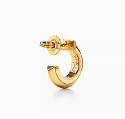 TIFFANY & CO T1 Hoop Earrings in Yellow Gold - 3