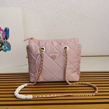 PRADA | Re-Nylon Tote Bag Chain In Light Pink