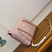 PRADA | Re-Nylon Tote Bag Chain In Light Pink - 4
