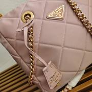 PRADA | Re-Nylon Tote Bag Chain In Light Pink - 6
