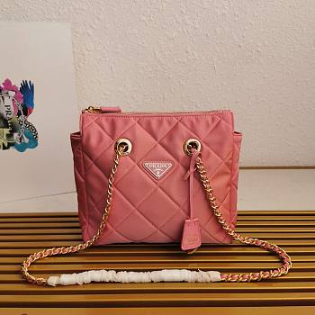 PRADA | Re-Nylon Tote Bag Chain In Pink