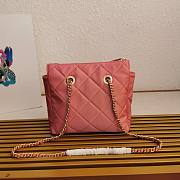 PRADA | Re-Nylon Tote Bag Chain In Pink - 4
