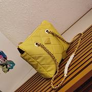 PRADA | Re-Nylon Tote Bag Chain In Yellow - 6