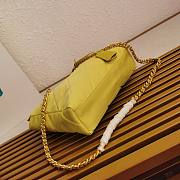 PRADA | Re-Nylon Tote Bag Chain In Yellow - 5