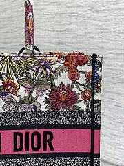 DIOR | Medium Lady D-Lite Bag White Multicolor Mexico Millefiori Embroidery - 4