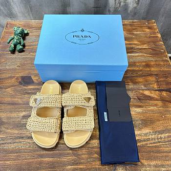 PRADA | Woven Fabric Sandals