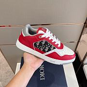 DIOR | B27 Low Top Sneaker In Red - 6