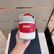 DIOR | B27 Low Top Sneaker In Red - 4