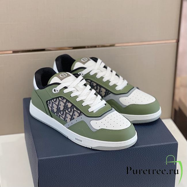 DIOR | B27 Low Top Sneaker In Green - 1