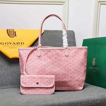 GOYARD |  Pink Saint Louis PM Tote Bag & Walle
