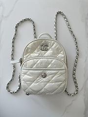 CHANEL | Backpack Mini Size In White  - 1