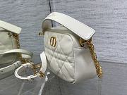 DIOR | Small Caro Top Handle Camera Bag In White - 2