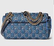 GUCCI | Marmont GG Denim With Crystals - 3