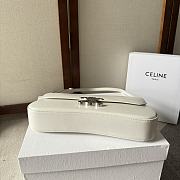 CELINE | Medium Lola Bag In Shiny Calfskin White - 3