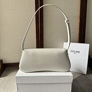 CELINE | Medium Lola Bag In Shiny Calfskin White - 2