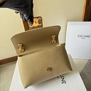 CELINE | Teen Victoire Bag In Supple Calfskin Brown Sepia - 4