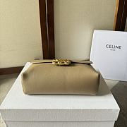 CELINE | Teen Victoire Bag In Supple Calfskin Brown Sepia - 3