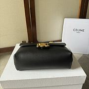 CELINE | Teen Victoire Bag In Supple Calfskin Black - 2