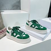 DIOR | Star Platform Sneaker In Green - 1