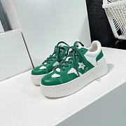 DIOR | Star Platform Sneaker In Green - 6