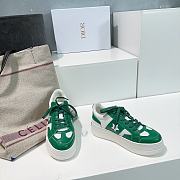 DIOR | Star Platform Sneaker In Green - 4