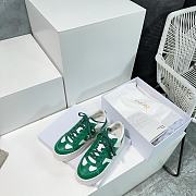 DIOR | Star Platform Sneaker In Green - 2