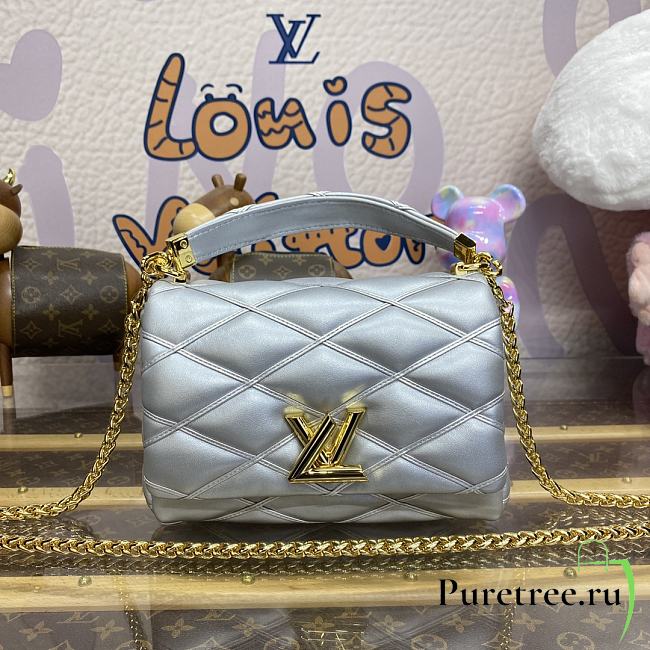 LOUIS VUITTON | Go-14 MM Bag In Silver M22891 - 1