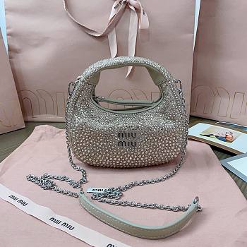 MIUMIU | Women's Metallic Wander Embellished Mini Tote Bag