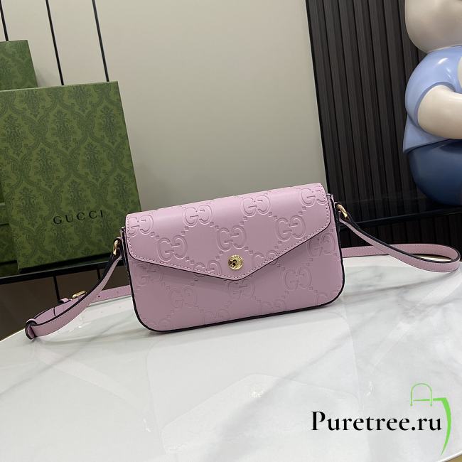 DIOR | GG Super Mini Shoulder Bag In Pink Color - 1